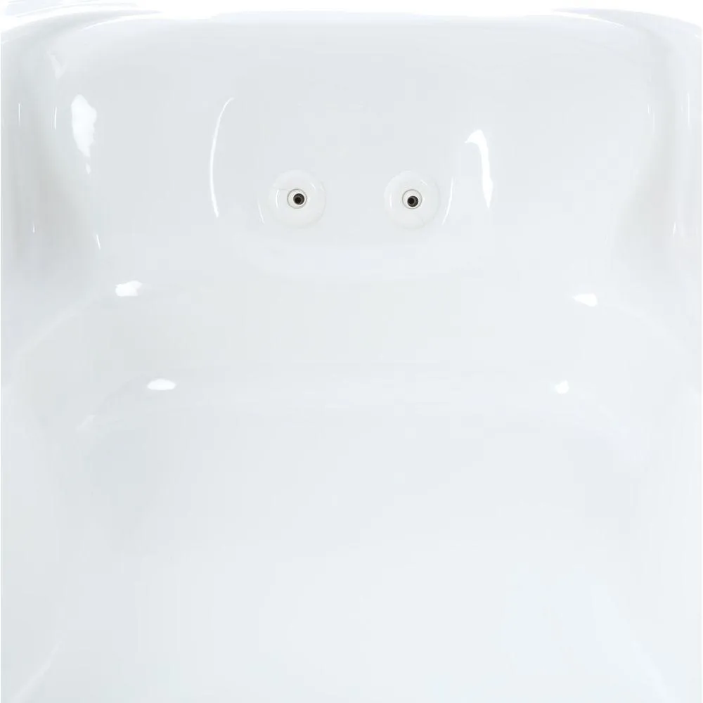 Cadet 60 in. x 42 in. Reversible Drain EverClean Whirlpool Tub in White, photo 6 of 13