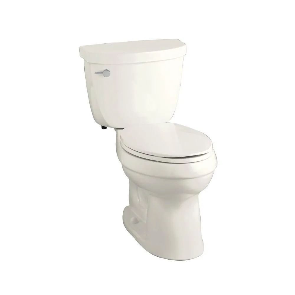 Cimarron Comfort Height 2-Piece 1.6 GPF Single Flush Elongated Toilet with AquaPiston Flushing Technology in White, photo 15 of 15