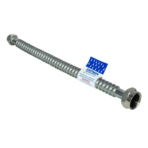 3/4 in. FIP x 1 in. FIP x 18 in. Corrugated Stainless Steel Water Heater Connector