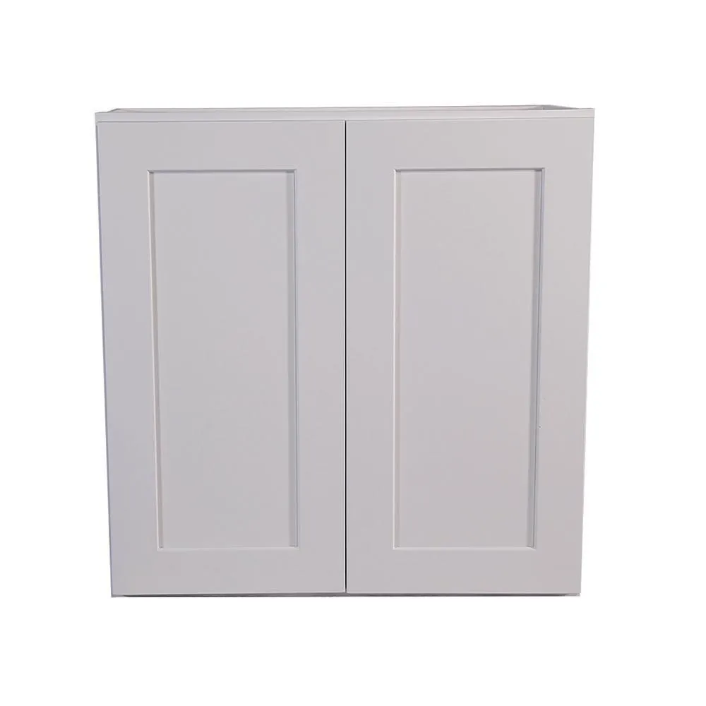 Brookings Plywood Ready to Assemble Shaker 30x36x12 in. 2-Door Wall Kitchen Cabinet in Espresso, photo 3 of 3