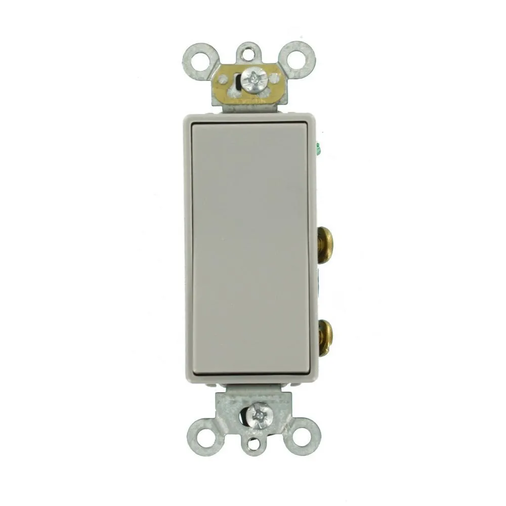 20 Amp Decora Plus Commercial Grade Double Pole Rocker Switch, White, photo 6 of 6