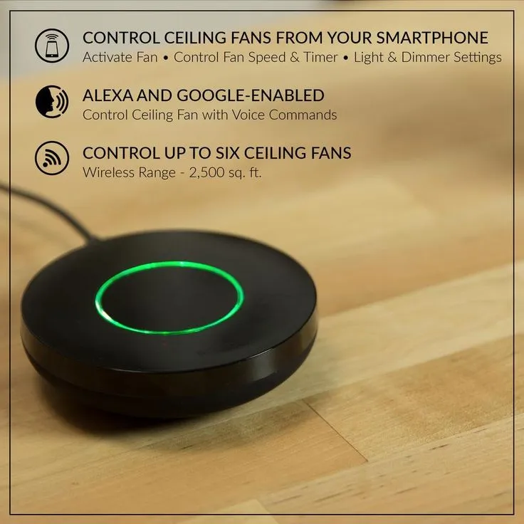 Home Decorators Collection Sudler Ridge 60 in. LED Brushed Nickel Ceiling Fan with Light Kit Works with Google Assistant and Alexa, photo 6 of 11