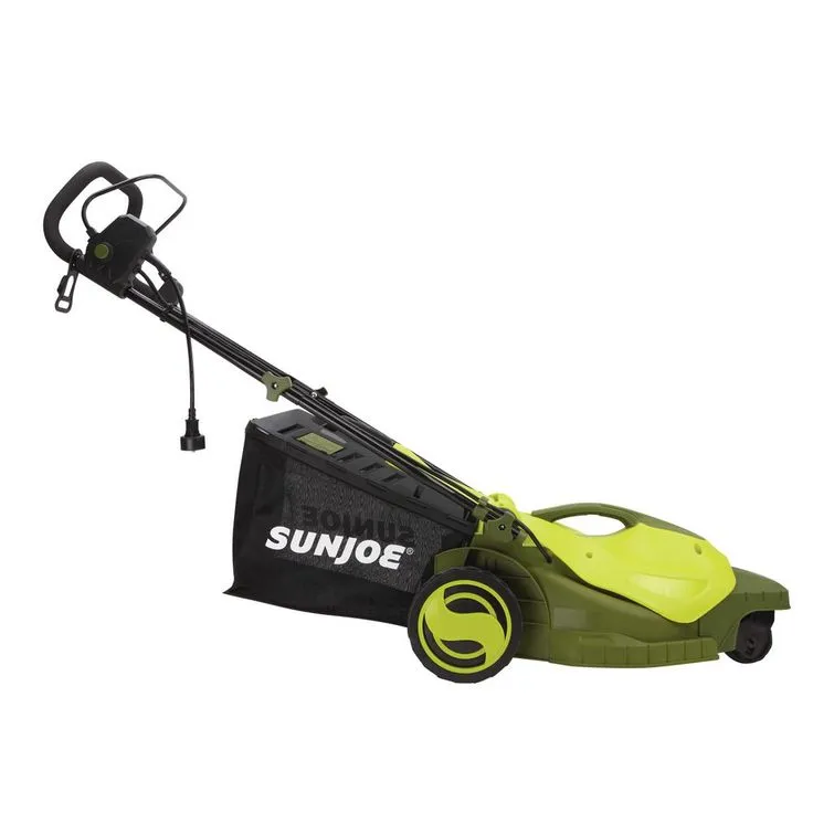 Sun Joe 16 in. 12 Amp 360-degree 3-Wheel Corded Electric Walk-Behind Push Lawn Mower, photo 3 of 5