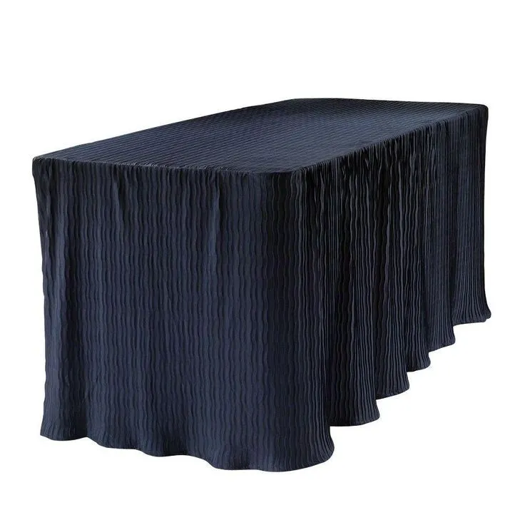 6 ft. White Table Cloth Made for Folding Tables, photo 2 of 8