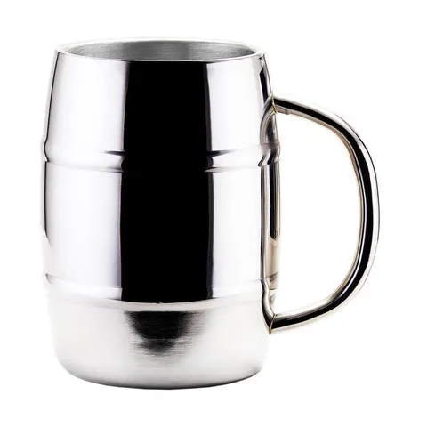 Jumbo KeepKool 33.8 oz. Double Walled Stainless Steel Mugs (Set of 2)