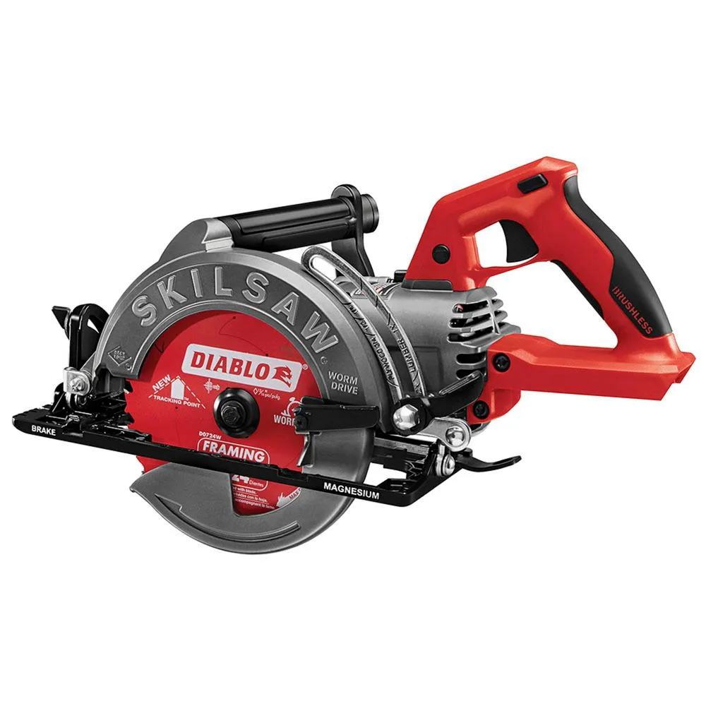 SKILSAW TRUEHVL 48-Volt Cordless 7-1/4 in. Worm Drive Saw Kit with TRUEHVL Battery and Diablo Blade, photo 11 of 11