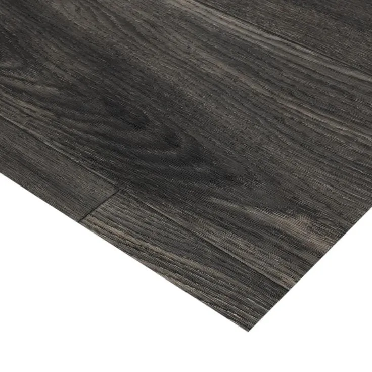 TrafficMASTER Scorched Walnut Charcoal 12 ft. Wide Residential Vinyl Sheet, photo 2 of 8