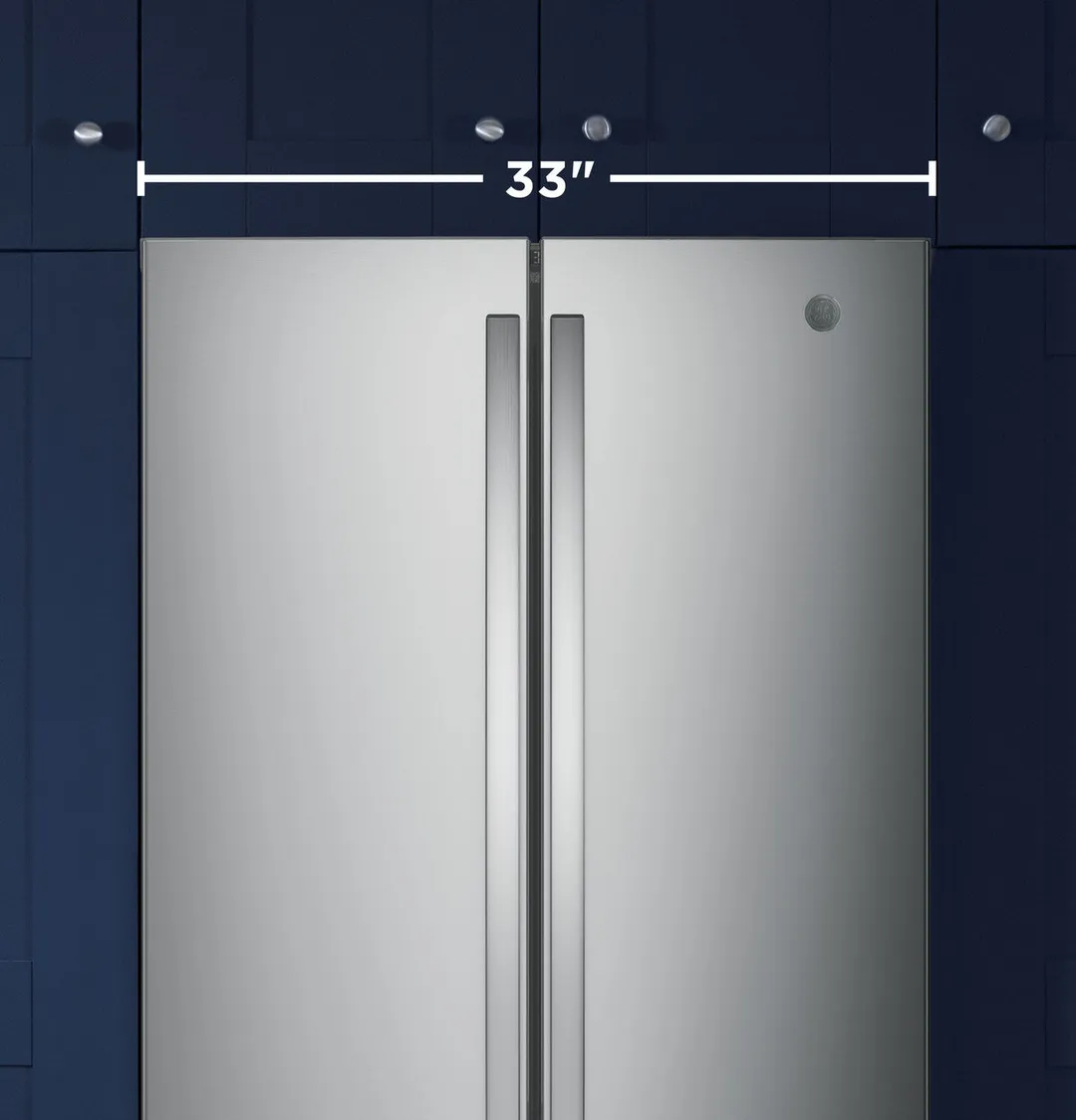 GE 18.6 cu. ft. French Door Refrigerator in Fingerprint Resistant Stainless Steel, Counter Depth (33" Wide), photo 8 of 8