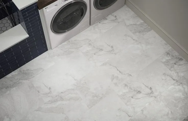Style Selections  Arcadia 12-mil x 16-in W x 32-in L Water Resistant Interlocking Luxury Vinyl Tile Flooring, photo 7 of 8