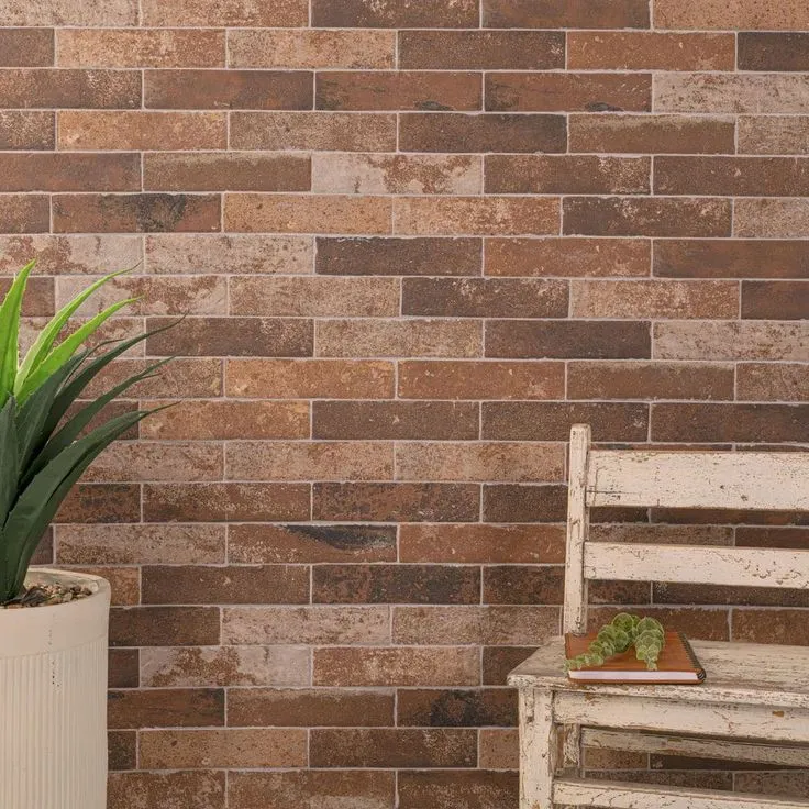 MSI Capella Red Brick 2 in. x 10 in. Matte Porcelain Floor and Wall Tile (5.17 sq. ft. / case), photo 7 of 8