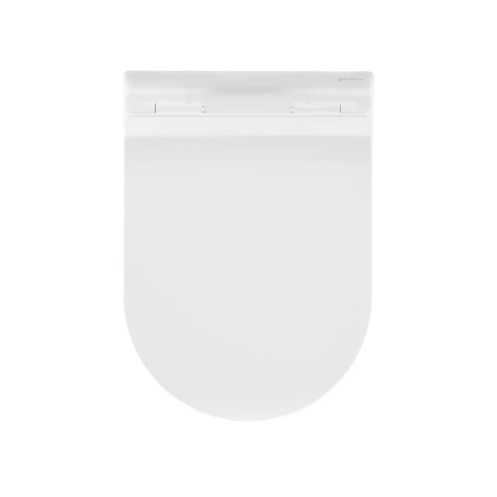 Swiss Madison Ivy Wall Hung Elongated Toilet Bowl Only 0.8/1.28 GPF Dual Flush in White, photo 6 of 14