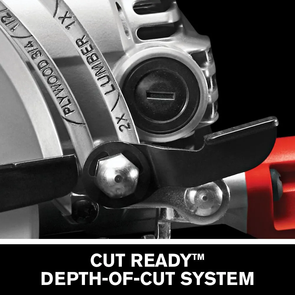 SKILSAW 15 Amp Corded Electric 7-1/4 in. Magnesium Worm Drive Circular Saw with 24-Tooth Carbide Tipped Diablo Blade, photo 5 of 10