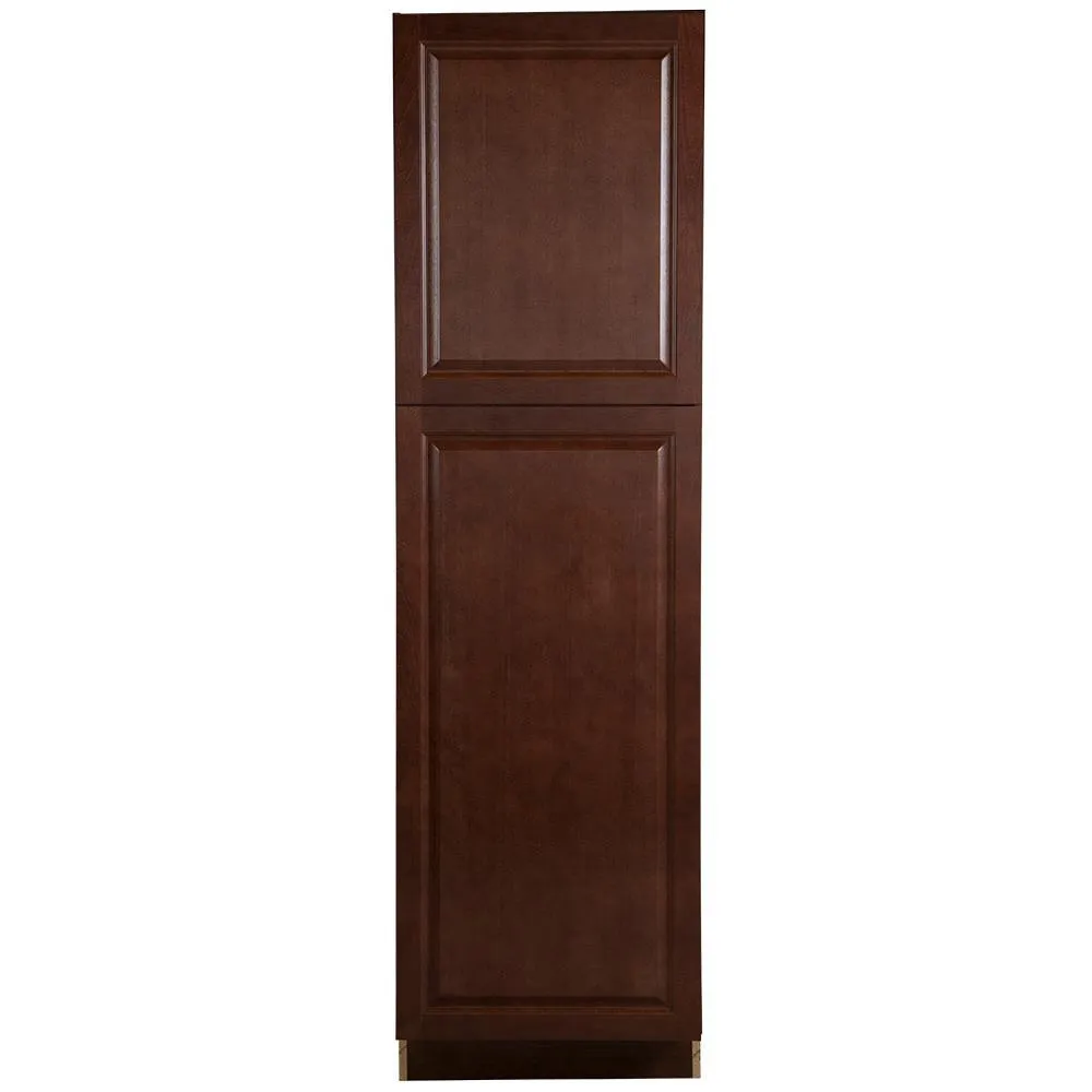 Benton Assembled 18x84x24 in. Pantry Cabinet with Adjustable Shelves in Amber, photo 11 of 15