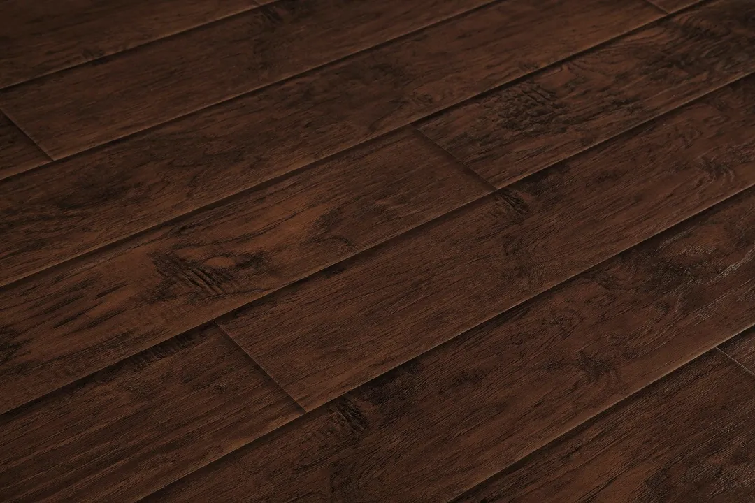 BuildDirect Hickory Ebony 12mm 48" X 6.37" Laminate Flooring (21.32sq. ft. per box), photo 8 of 10