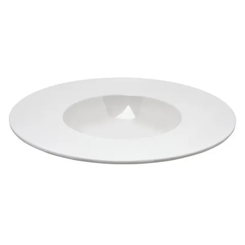 Halcyon 8 oz. Bone Melamine Top Hat Pasta Bowl (12-Pack)