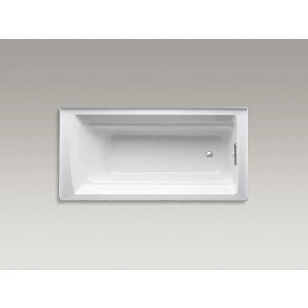 Archer 72 in. x 36 in. Acrylic Alcove Bathtub with Integral Apron and Right-Hand Drain in White, photo 2 of 4