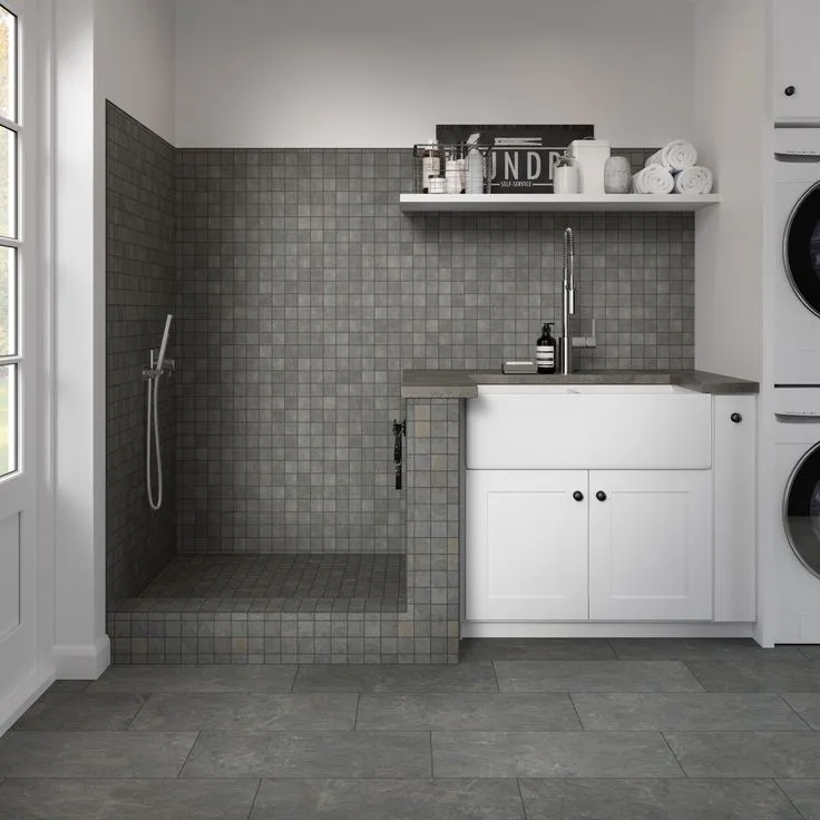 Emser -Miletone 6-Pack Taupe 12-in x 24-in Glazed Porcelain Stone Look Floor and Wall Tile, photo 6 of 8