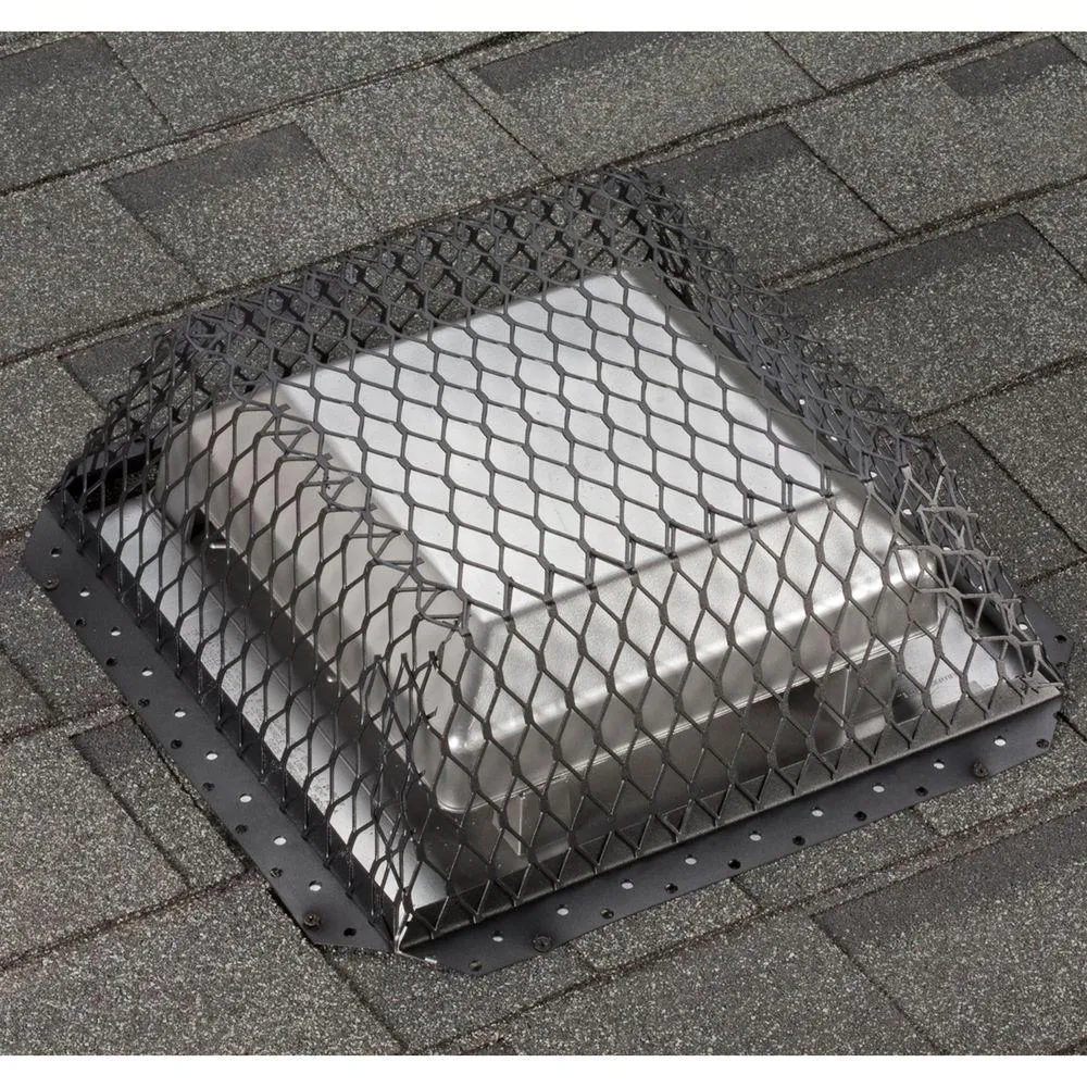 HY-C VentGuard 16 in. x 16 in. Stainless Steel Roof Wildlife Exclusion Screen in Black, photo 2 of 2