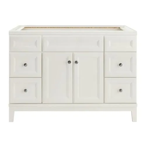 Diamond FreshFit Calhoun 48-in White Bathroom Vanity Cabinet, photo 4 of 12