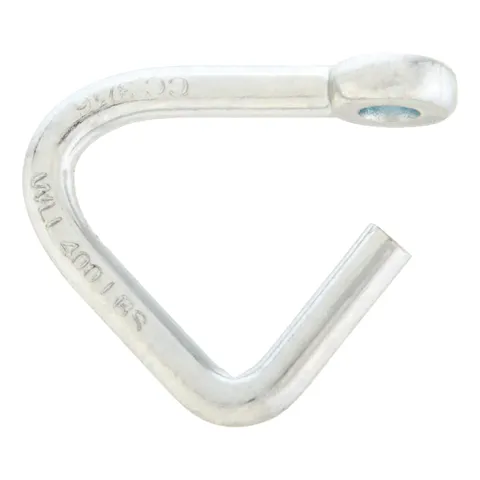 Zinc-Plated Low Carbon Steel Cold Shut, 3/16 in, 400 lb WLL