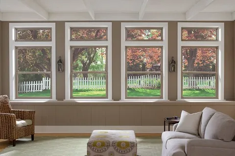 150 Series New Construction 31-1/2 × 53-1/2 × 3-1/4 in Jamb White Vinyl Dual-pane Single Hung Window Half Screen Included