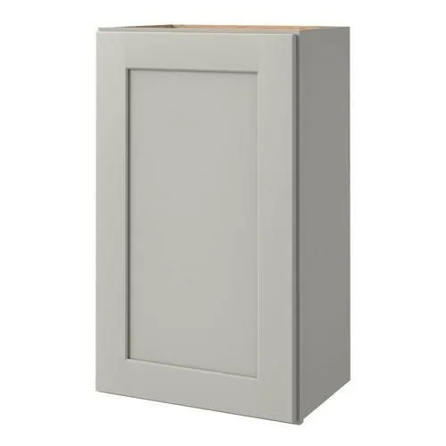 allen + roth Stonewall 18-in W x 36.125-in H x 12-in D Stone Maple Door Wall Semi-Custom Cabinet, photo 2 of 4
