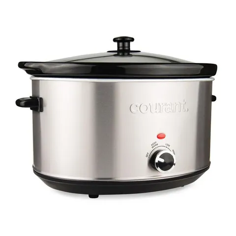 8.5 Qt. Stainless Steel Slow Cooker with Temperature Settings