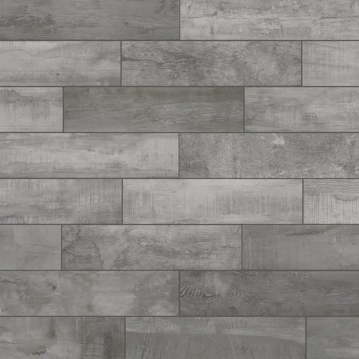 Florida Tile Home Collection Wind River Grey 6 in. x 24 in. Porcelain Floor and Wall Tile (448 sq. ft. / pallet), photo 2 of 2