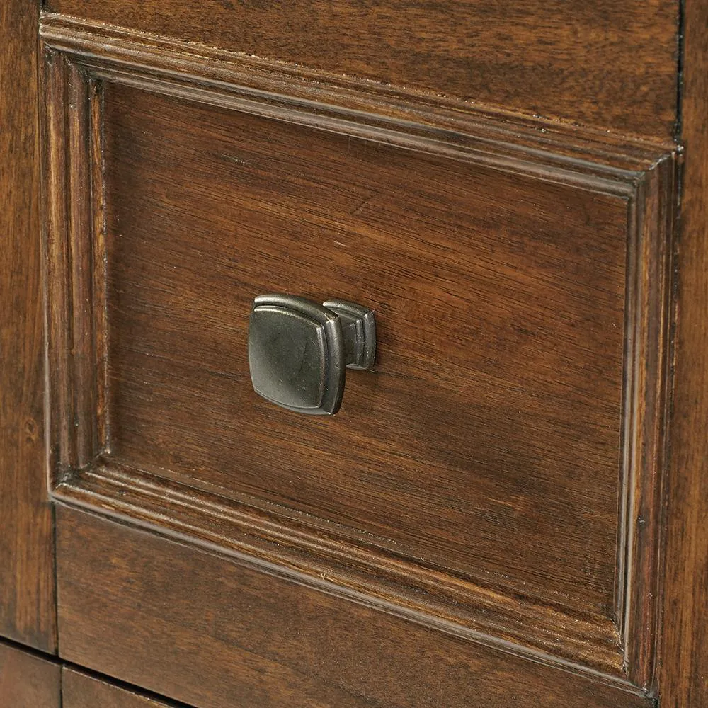 Creedmoor 36 in. W Bath Vanity Cabinet Only in Walnut with Left Hand Drawers, photo 5 of 11