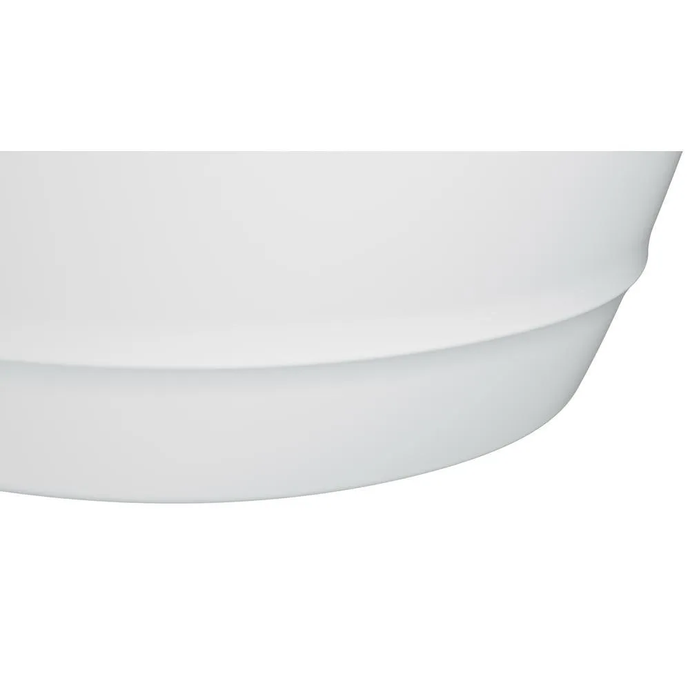 Universal Tubs Johanna 59 in. x 30 in. Acrylic Flatbottom Freestanding Soaking Bathtub in White, photo 9 of 13