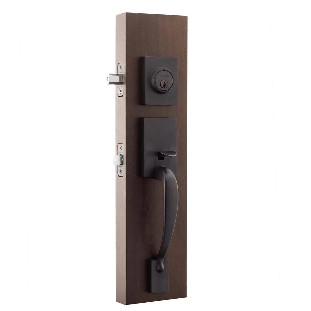 Fashion Tuscan Bronze Door Handleset and Colonial Knob Trim, photo 2 of 7