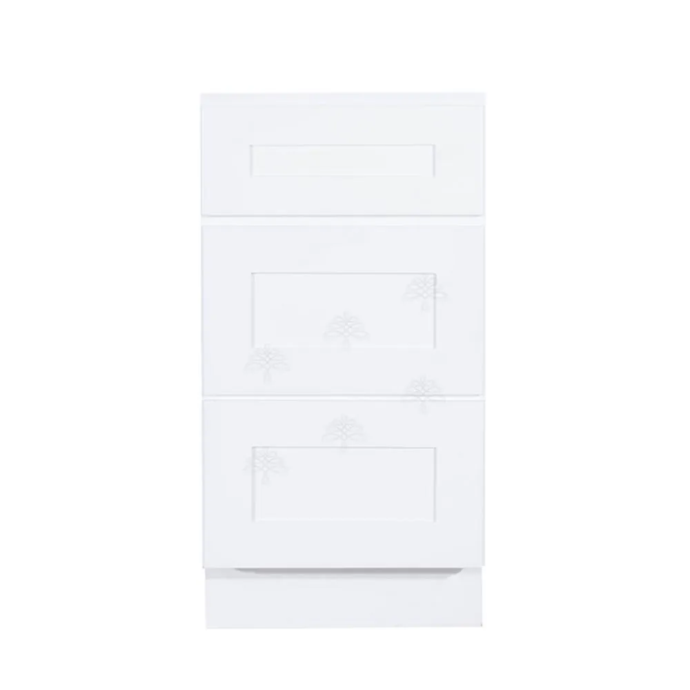 LIFEART CABINETRY Lancaster Shaker Assembled 24 in. W x 21 in. D x 33 in. H Bath Vanity Cabinet with 2 Doors in White, photo 10 of 20