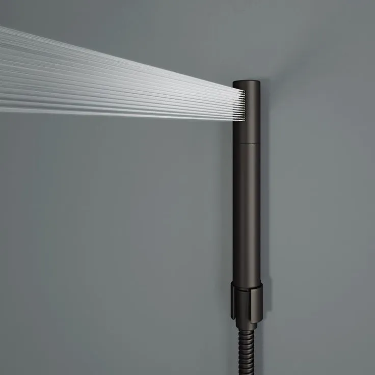 Elling-Ton 59 in. 4-Jet High Pressure Shower System with Fixed Rainhead and Handheld Dual Shower in Matte Black, photo 9 of 9
