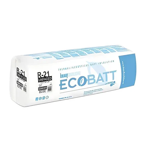 Ecobatt R-21 Unfaced Fiberglass Insulation Batts 5.5 x 16 × 96