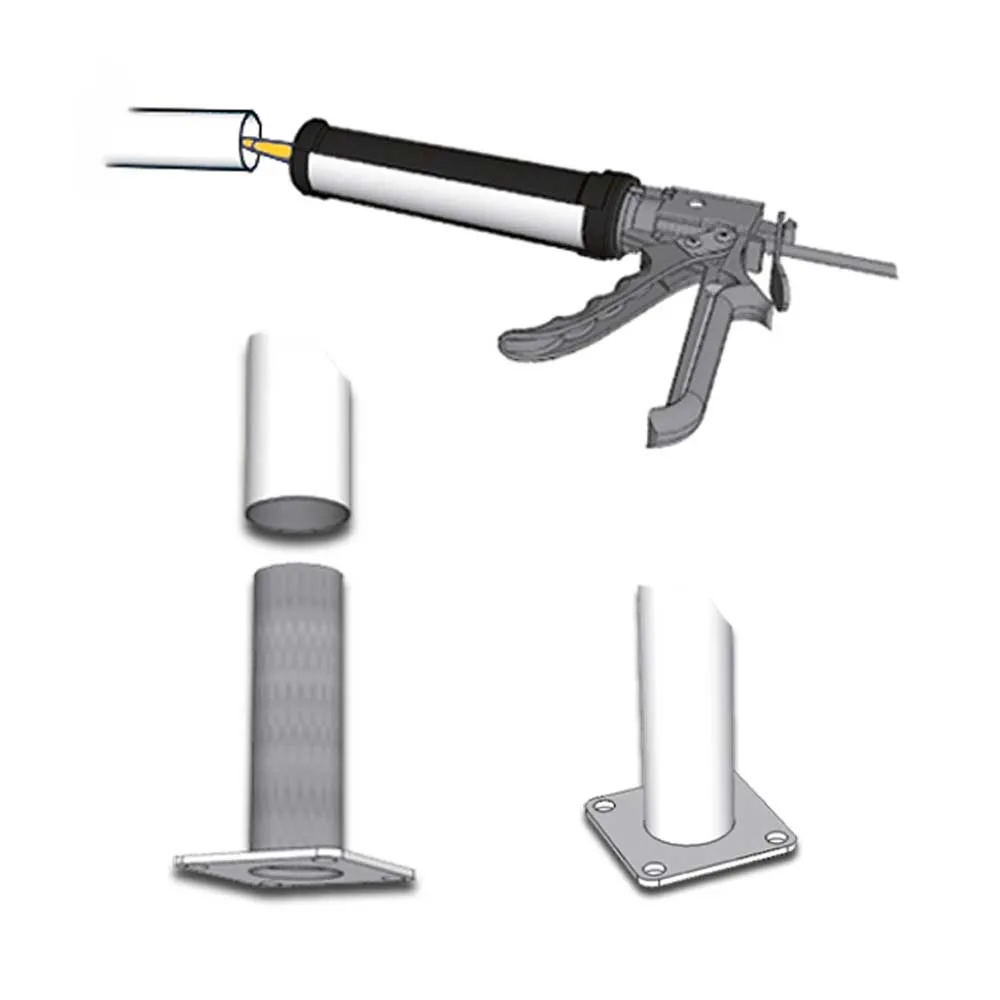 Pylex Spybase 1.88-in Zinc Plated Steel Post Insert For Metal Fence 6-Pack, photo 4 of 4