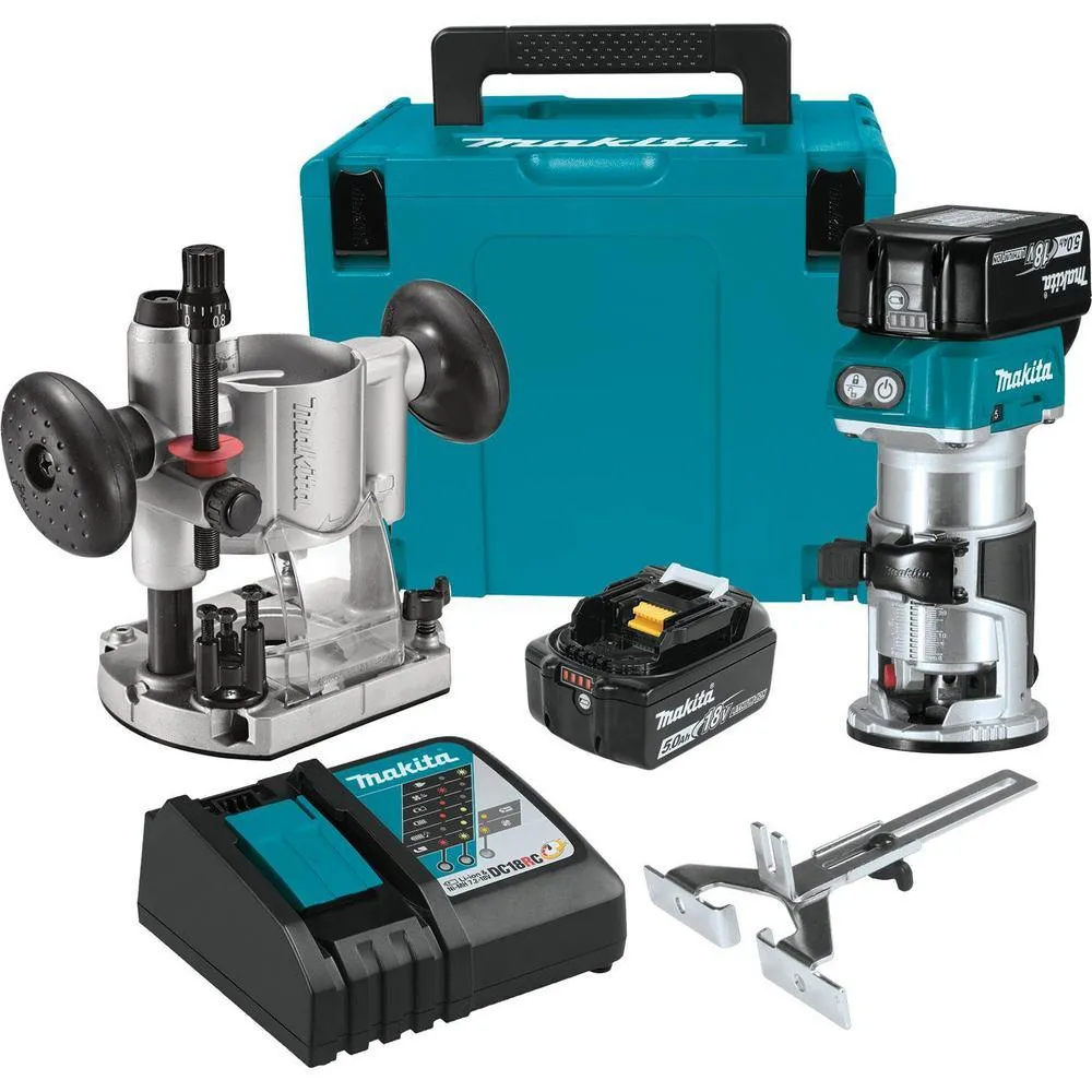 18-Volt LXT Brushless Cordless Compact Router Kit/Bonus 18-Volt LXT Cordless 3-1/4 in. Cordless Planer (Tool-Only), photo 7 of 14