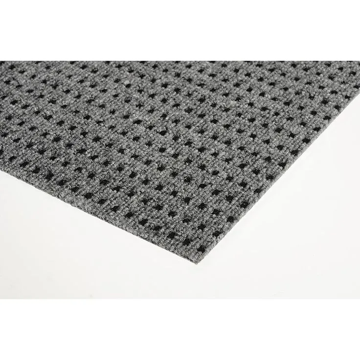 Foss First Impressions Tattersall Smoke w/ Blk 24 in. x 24 in. Commercial Peel and Stick Carpet Tile (15-tile / case), photo 4 of 9