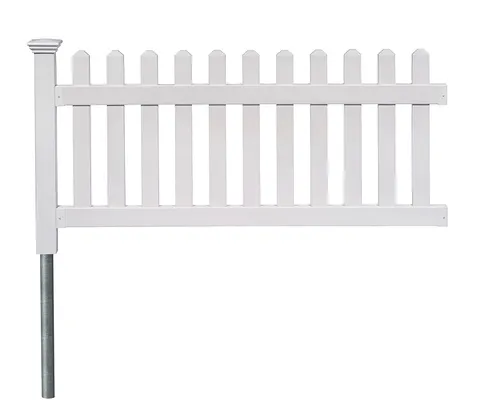 Newport 3 × 6 ft Vinyl Privacy Picket Fence