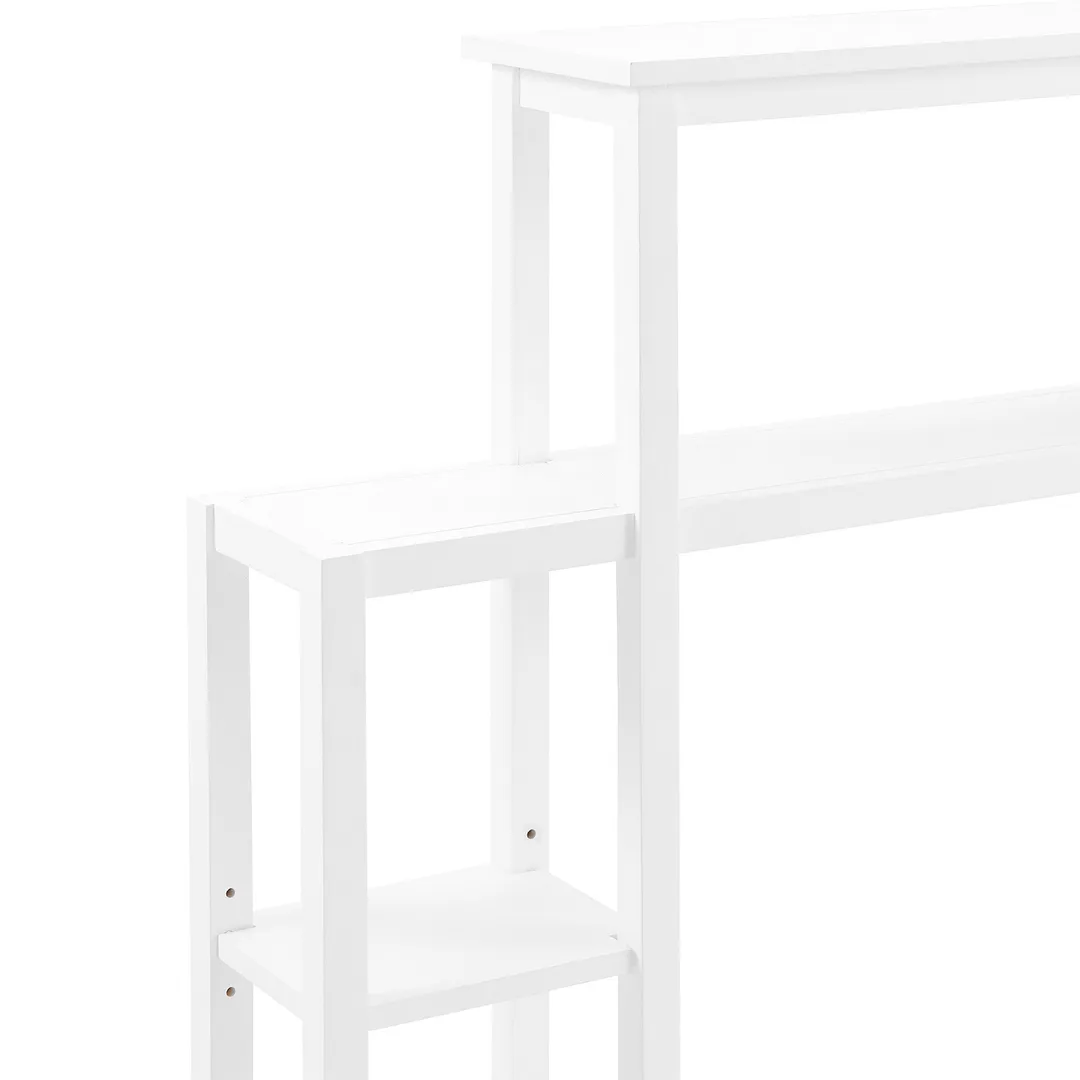 Alaterre Furniture 35-in x 49-in x 9-in White Wood Wall-mount Linen Cabinet, photo 2 of 6