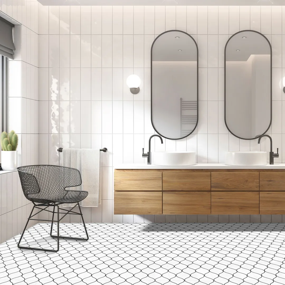 Achim Retro 2.75-mil 12-in W x 12-in L Peel and stick Vinyl Tile, photo 2 of 8