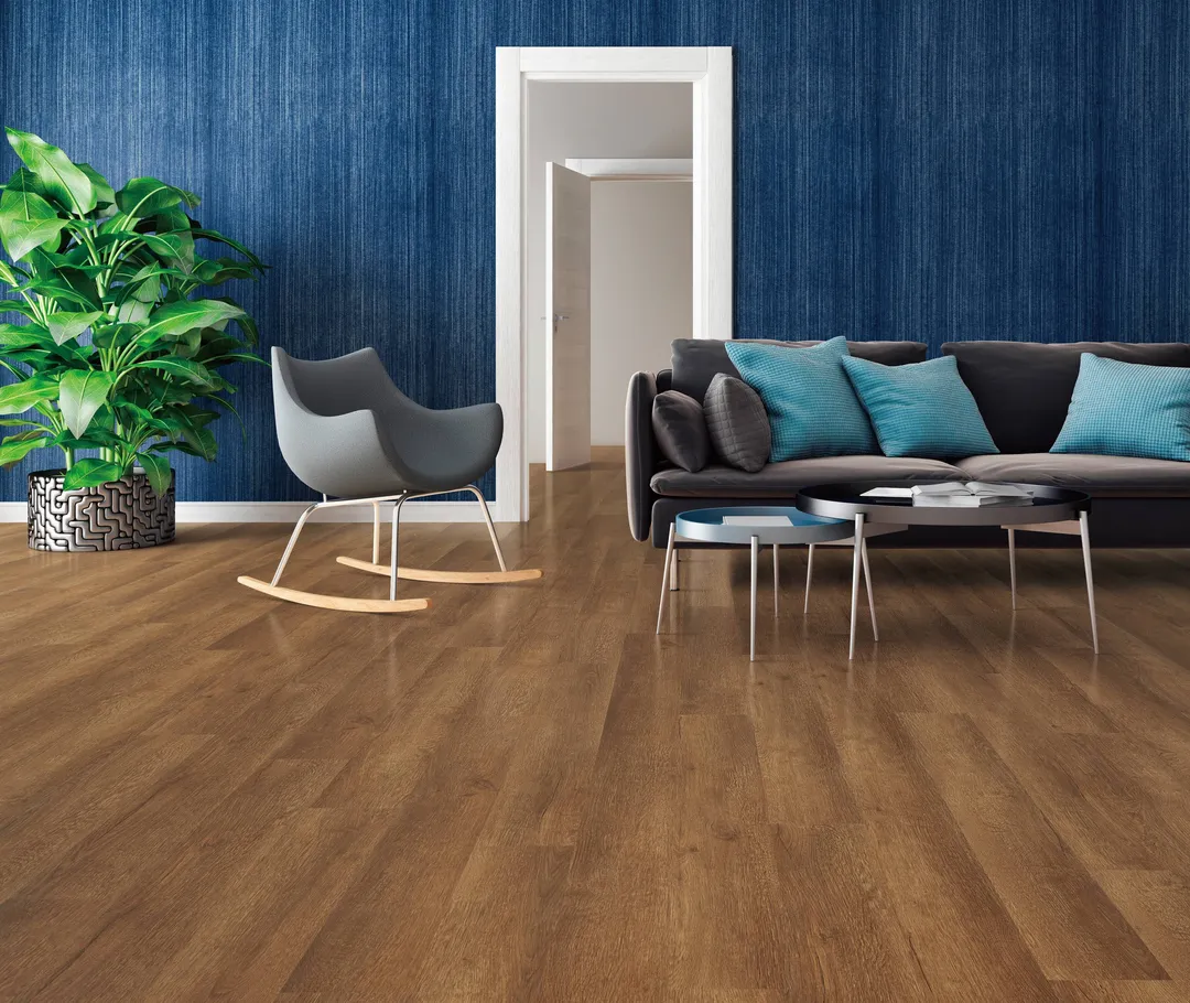 Style Selections Tawny Oak 6-in W x 36-in L x 4-2/5-mm T Waterproof Interlocking Luxury Vinyl Plank Flooring, 22.17-sq ft Carton, photo 3 of 8