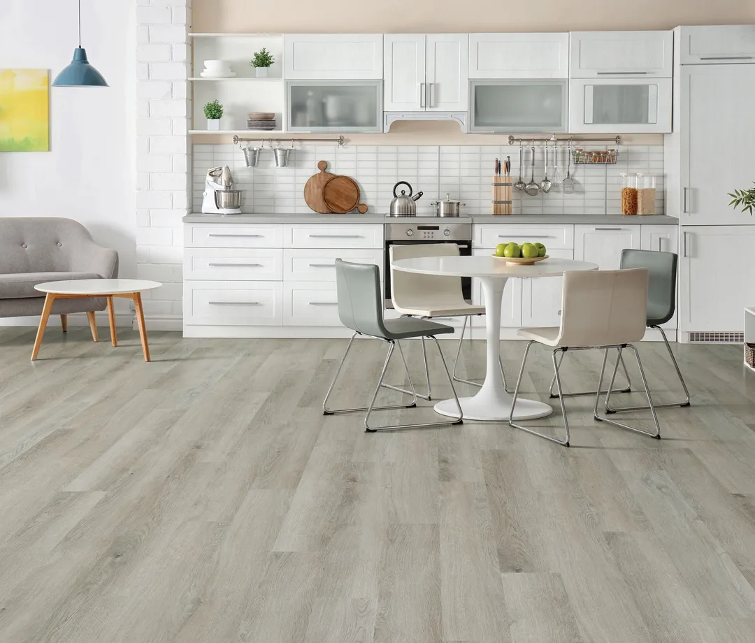 Style Selections Slate Oak 6-in W x 36-in L x 4.4-mm Thick Waterproof Interlocking Luxury Vinyl Plank Flooring, 22.17-sq ft Carton, photo 2 of 8