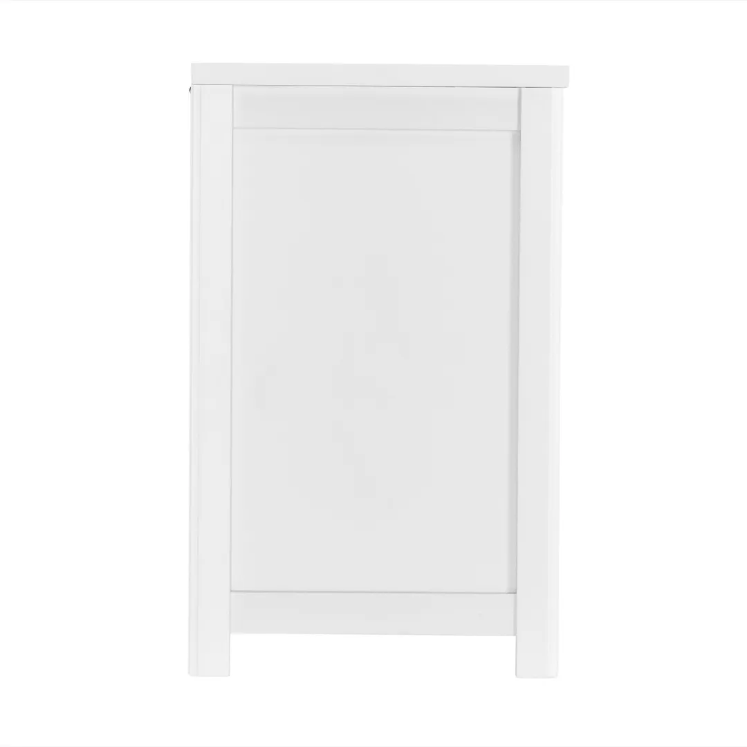 Alaterre Furniture 19-in x 20-in x 12-in White Wood Freestanding Linen Cabinet, photo 4 of 6
