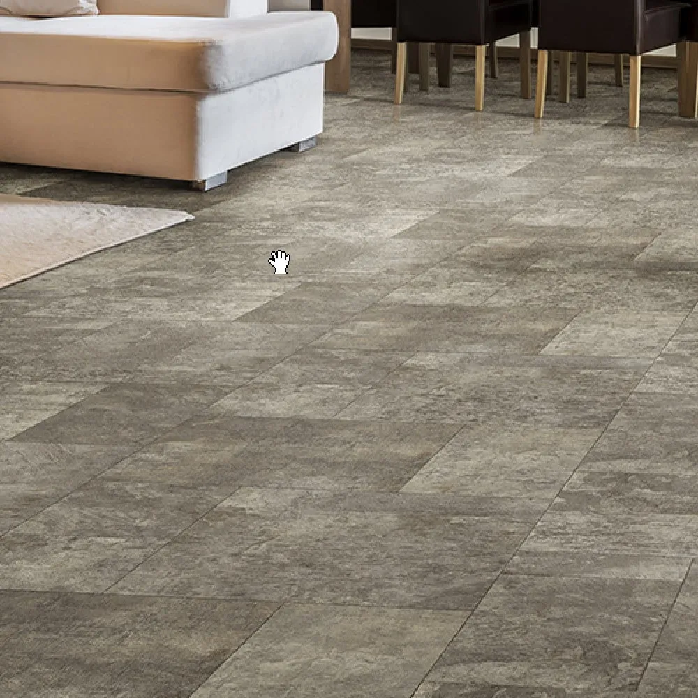 Congoleum AirStep Evolution Contour Hillsborough Beige Stone Look Sheet Vinyl, Low-Gloss, 12-ft W, Cut-to-Length, photo 3 of 4