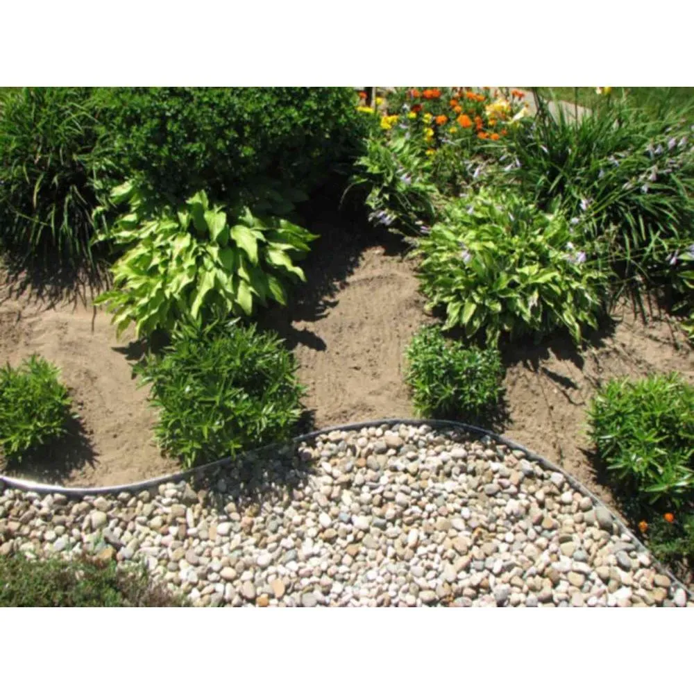 ProFlex 24 ft. x 4 in. Brown Aluminum Landscape Edging Project Kit (4 - 6 ft. pieces), photo 6 of 9