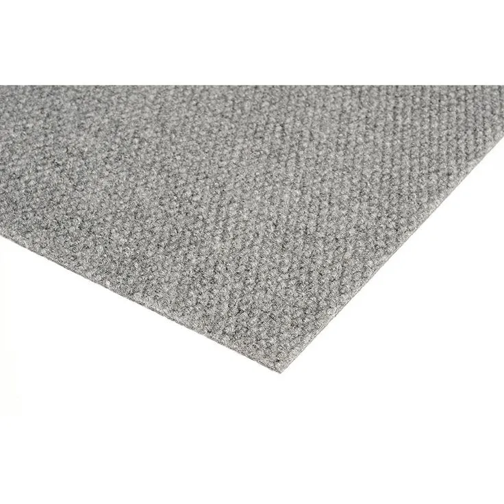 Foss Peel and Stick Caserta Sky Grey Hobnail 18 in. x 18 in. Residential Carpet Tile (10 Tiles/Case), photo 2 of 11