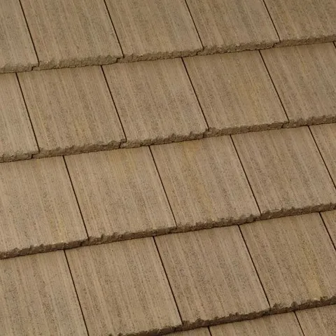 Roofing Products Ponderosa Concrete Roof Field Tile 12-3/8 × 17 in Weathered Terracotta