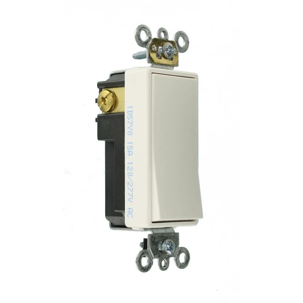 Decora Plus 15 Amp Switch, White, photo 2 of 5