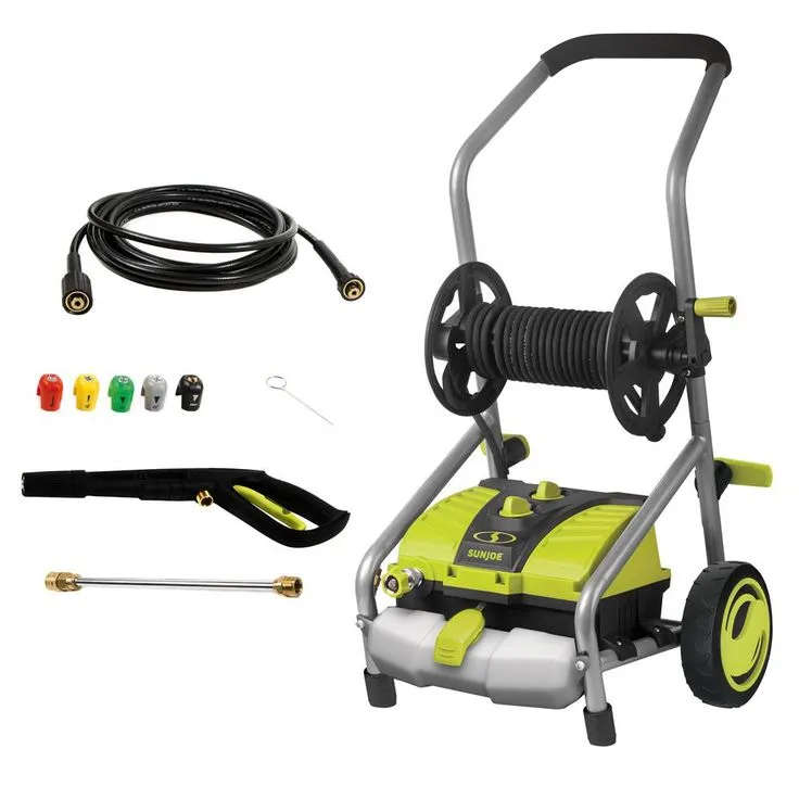 Sun Joe 2030 PSI 1.76 GPM 14.5 Amp Electric Pressure Washer with Pressure-Select Technology and Hose Reel, photo 8 of 8