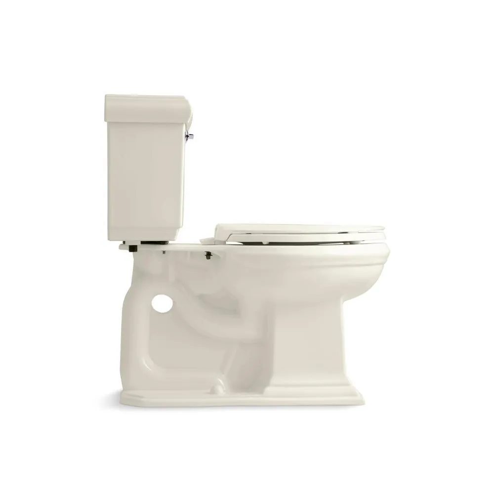 Memoirs Classic 2-Piece 1.28 GPF Single Flush Elongated Toilet with AquaPiston Flush Technology in Biscuit, photo 9 of 16